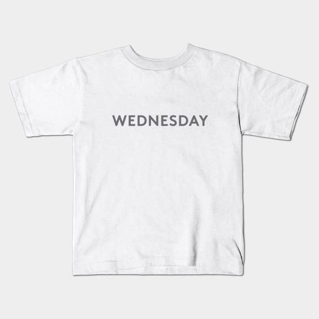 Wednesday Kids T-Shirt by calebfaires